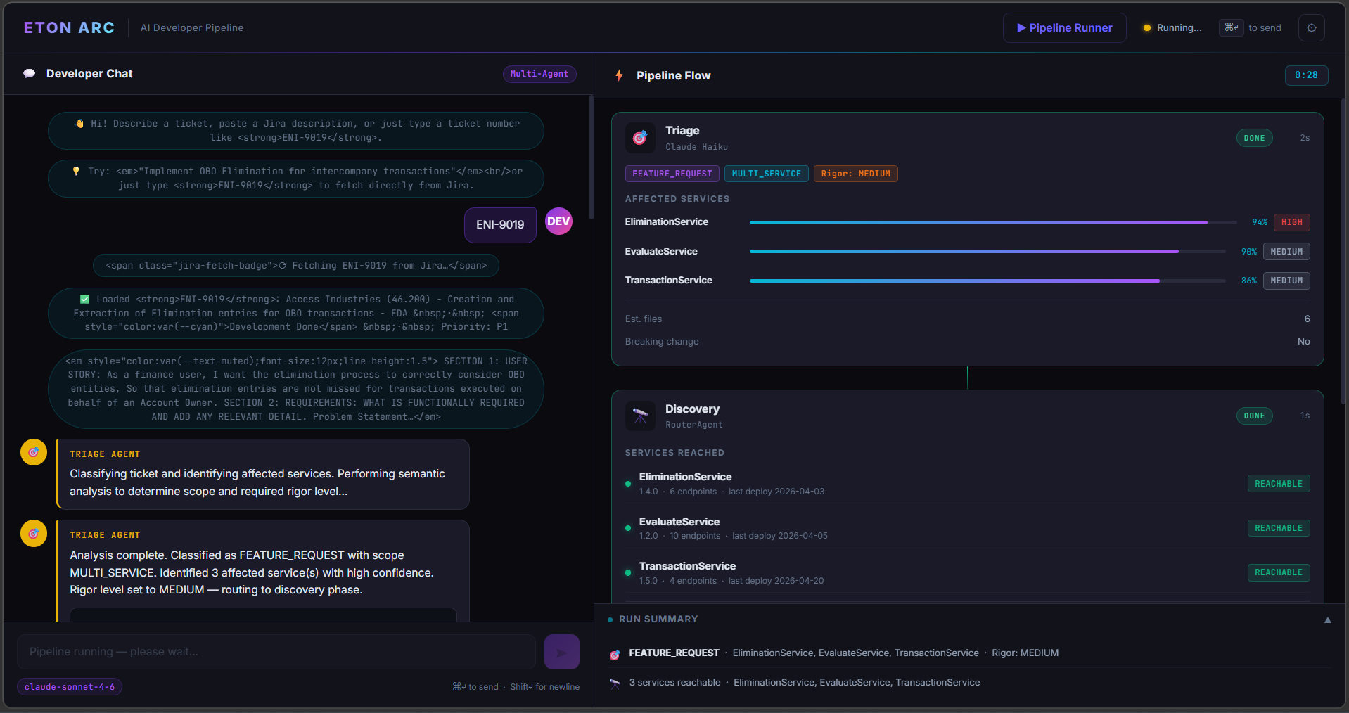 Eton ARC agent workflow